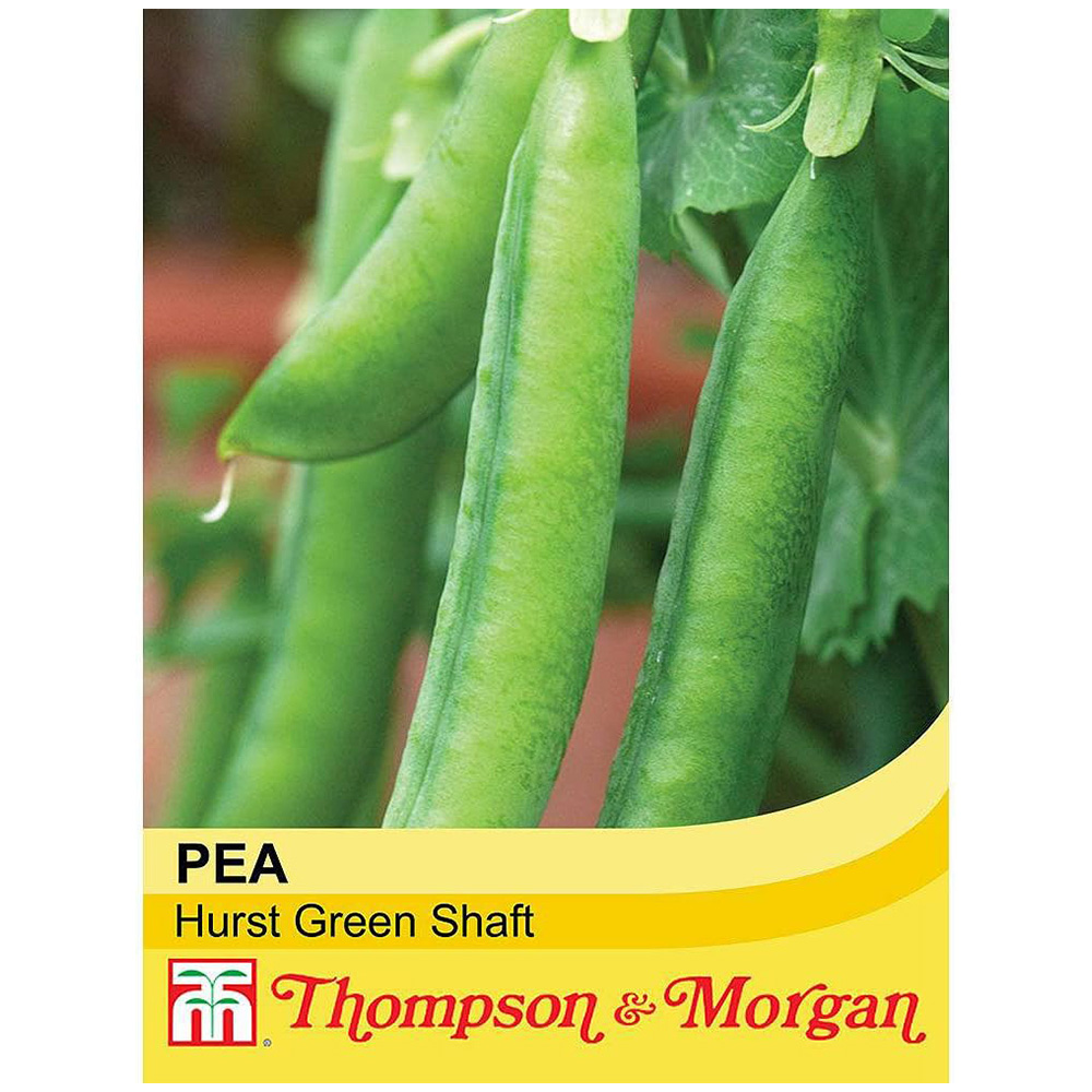 Thompson and Morgan Pea Hurst Green Shaft Seeds Image 1
