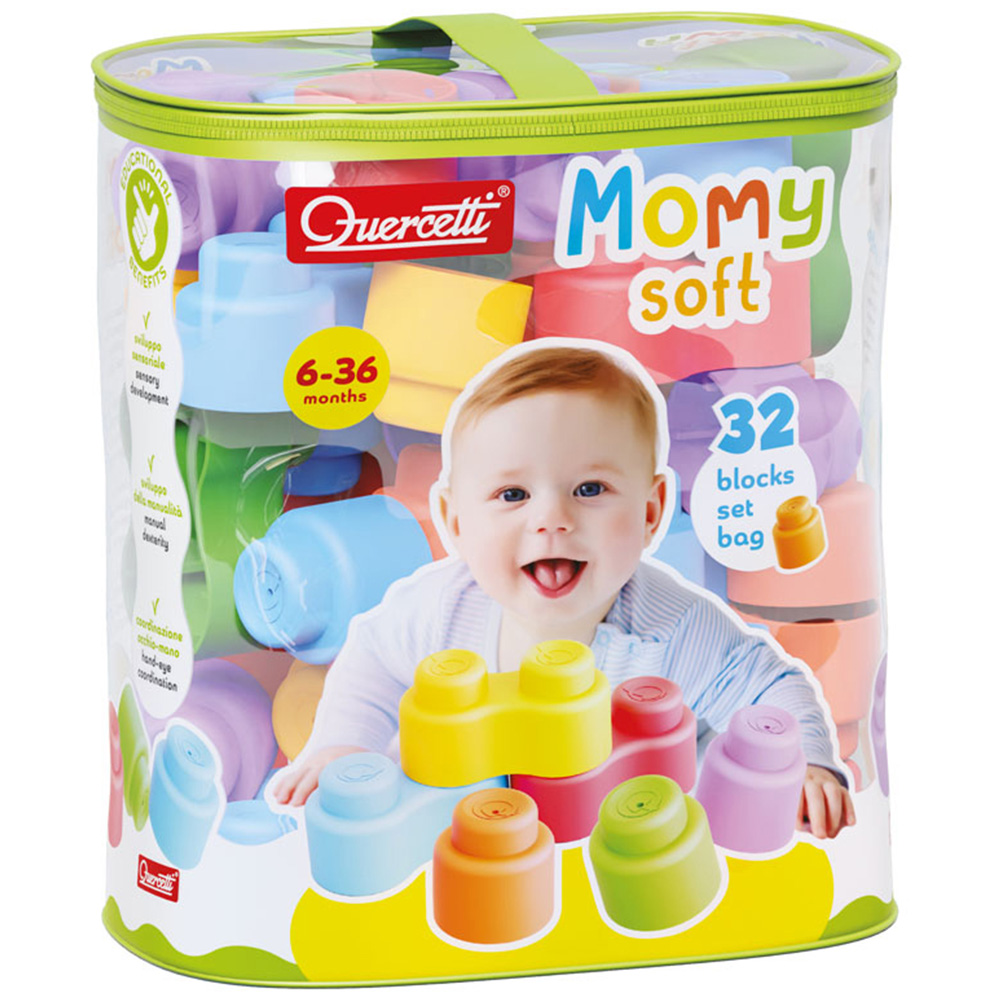 Quercetti 32 Piece Momy Soft Bag Image 1