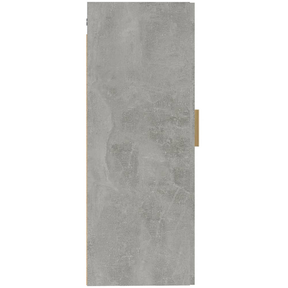 vidaXL Single Door Concrete Grey Wall Cabinet Image 4