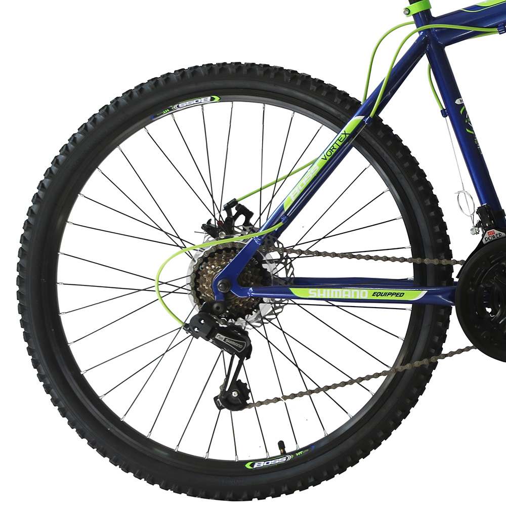 Boss Vortex 26 inch Green and Blue Mountain Bike Image 3