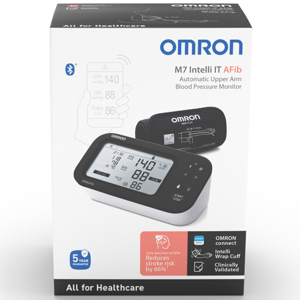 Omron M7 Intelli IT AFib Automatic Upper Arm Blood Pressure Monitor Image 2
