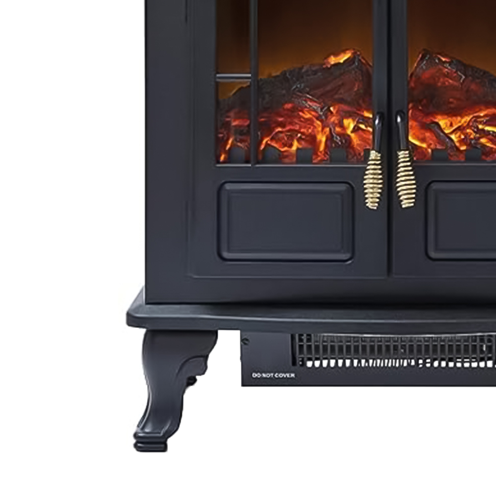 Warmlite Wingham Black Electric Fireplace Heater 2KW Image 2