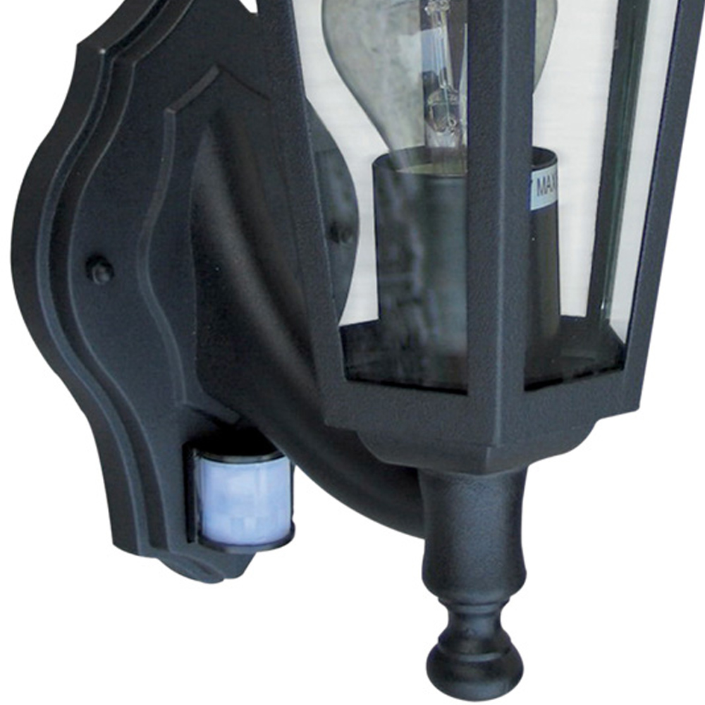 Luxform Orlando Black Up Wall Light with PIR Image 2