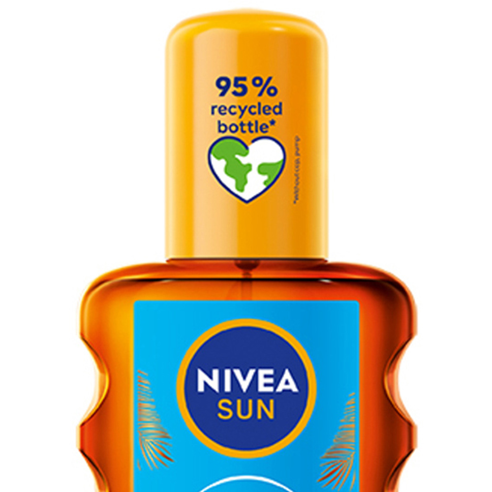 Nivea Sun Protect and Bronze Oil Spray SPF30 200ml Spray SPF30 200ml Image 2