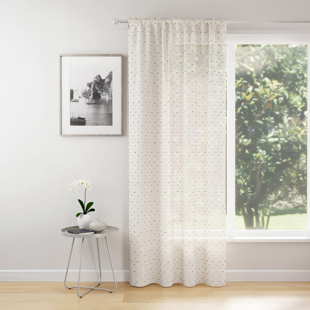 Hanoi Panel Curtain Natural 183cm Image 1