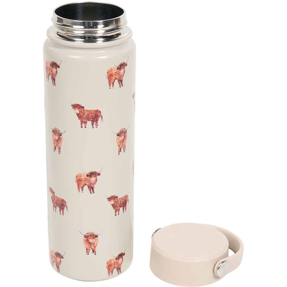 Highland Cow Stainless Steel Bottle with Lid Image 9