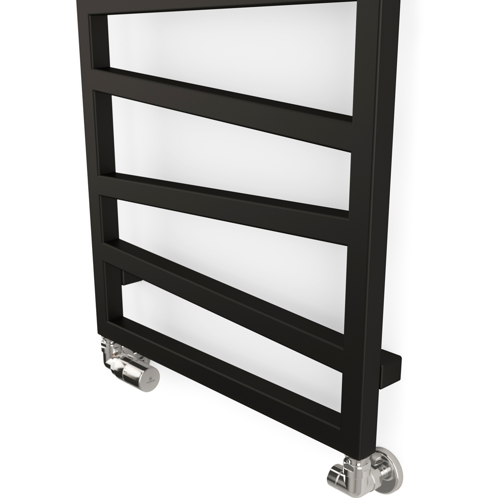 Terma Zig Zag Heban Black Heated Towel Rail 1070 x 500mm Image 5