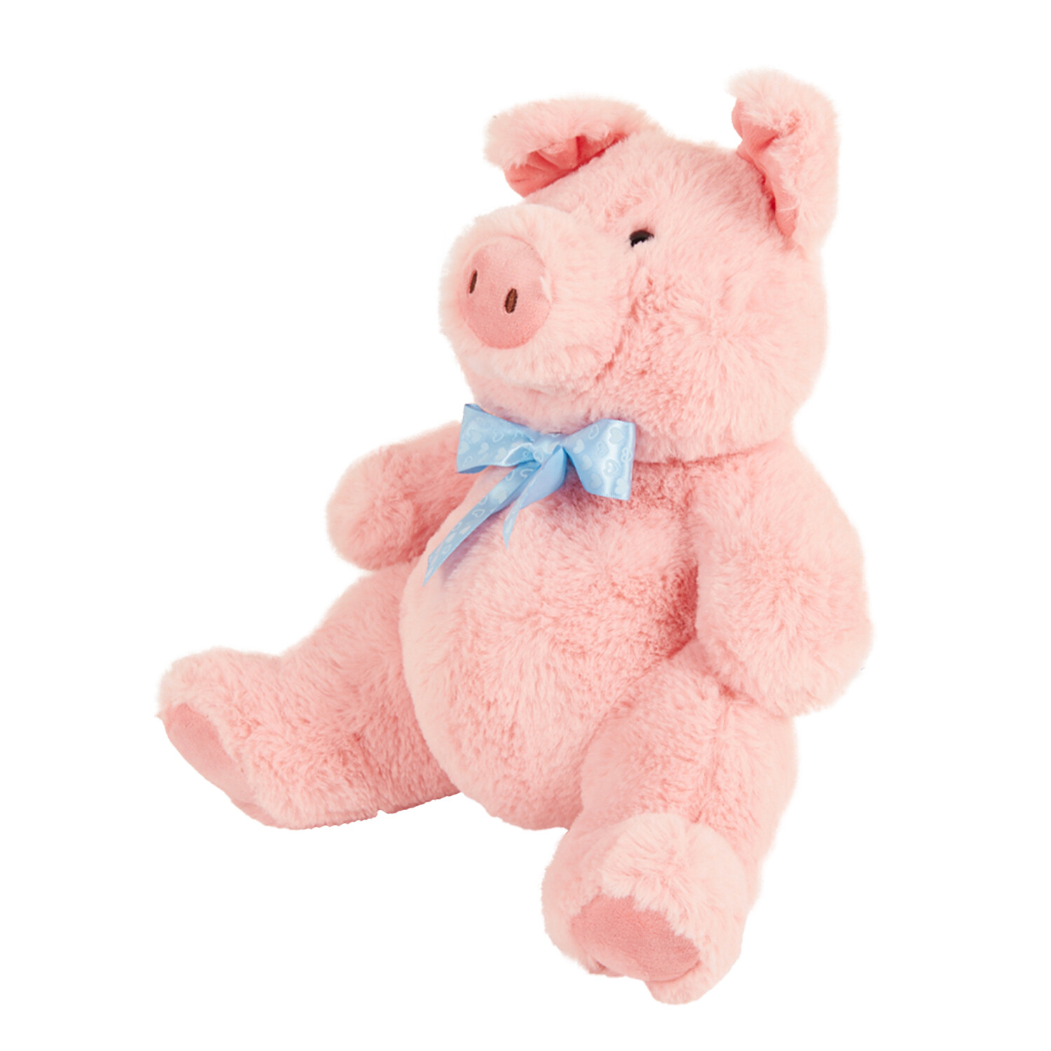 Fluffy Pig Plush - Pink Image 1