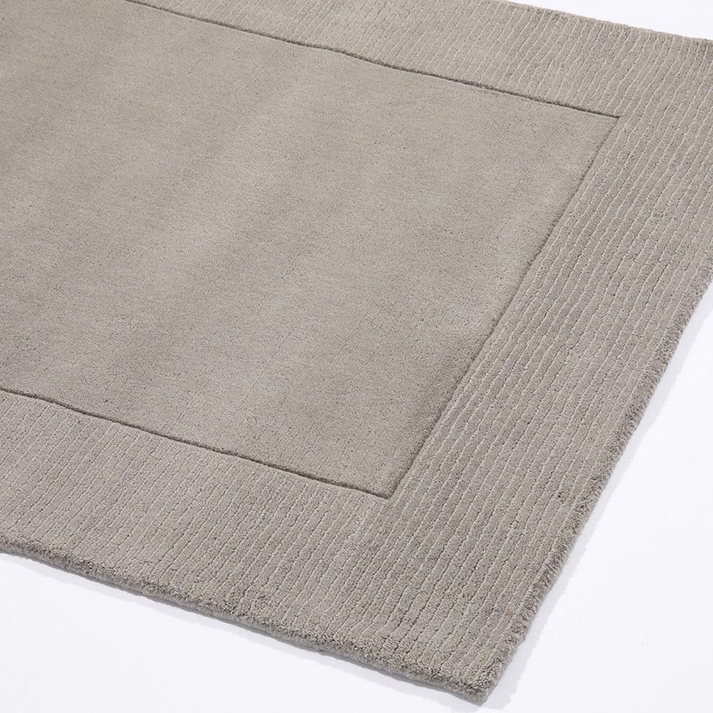 Esme Silver Wool Rug 160 x 230cm Image 2