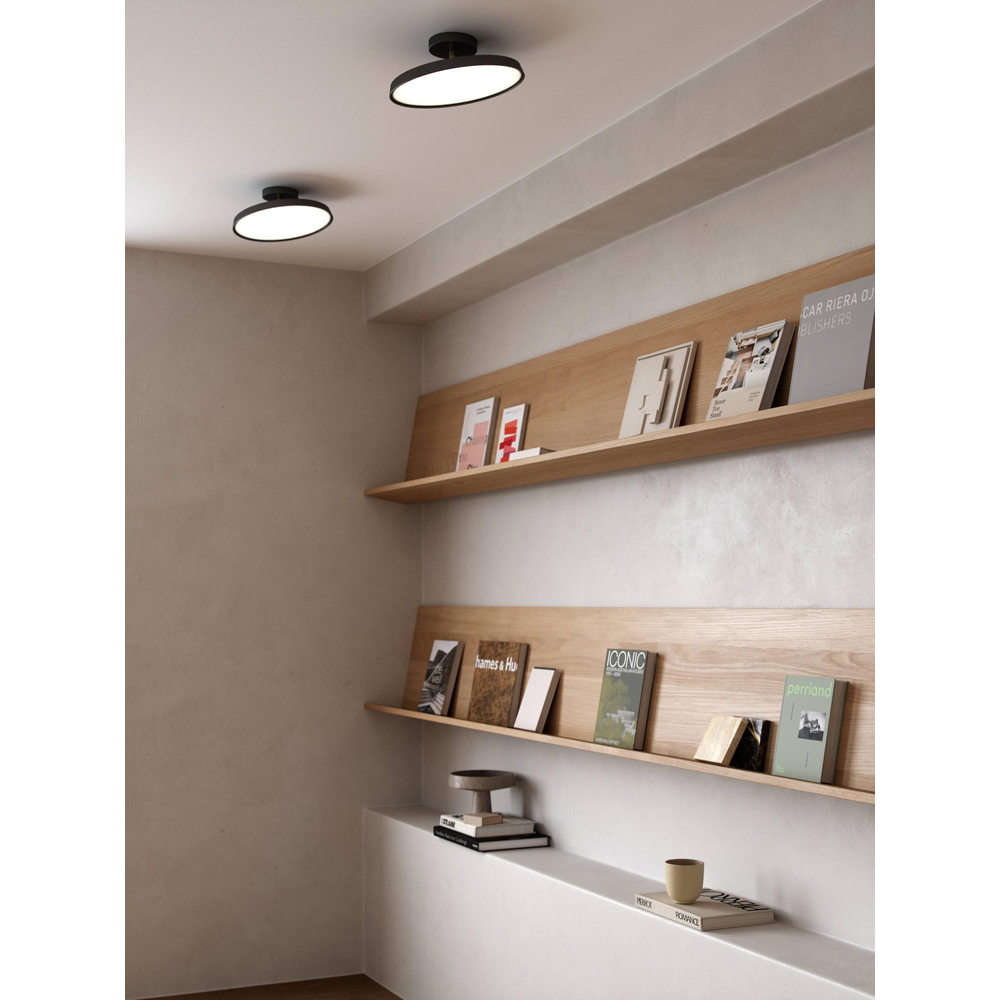 Nordlux Kaito 2 Pro 30 Black Ceiling Light Image 2