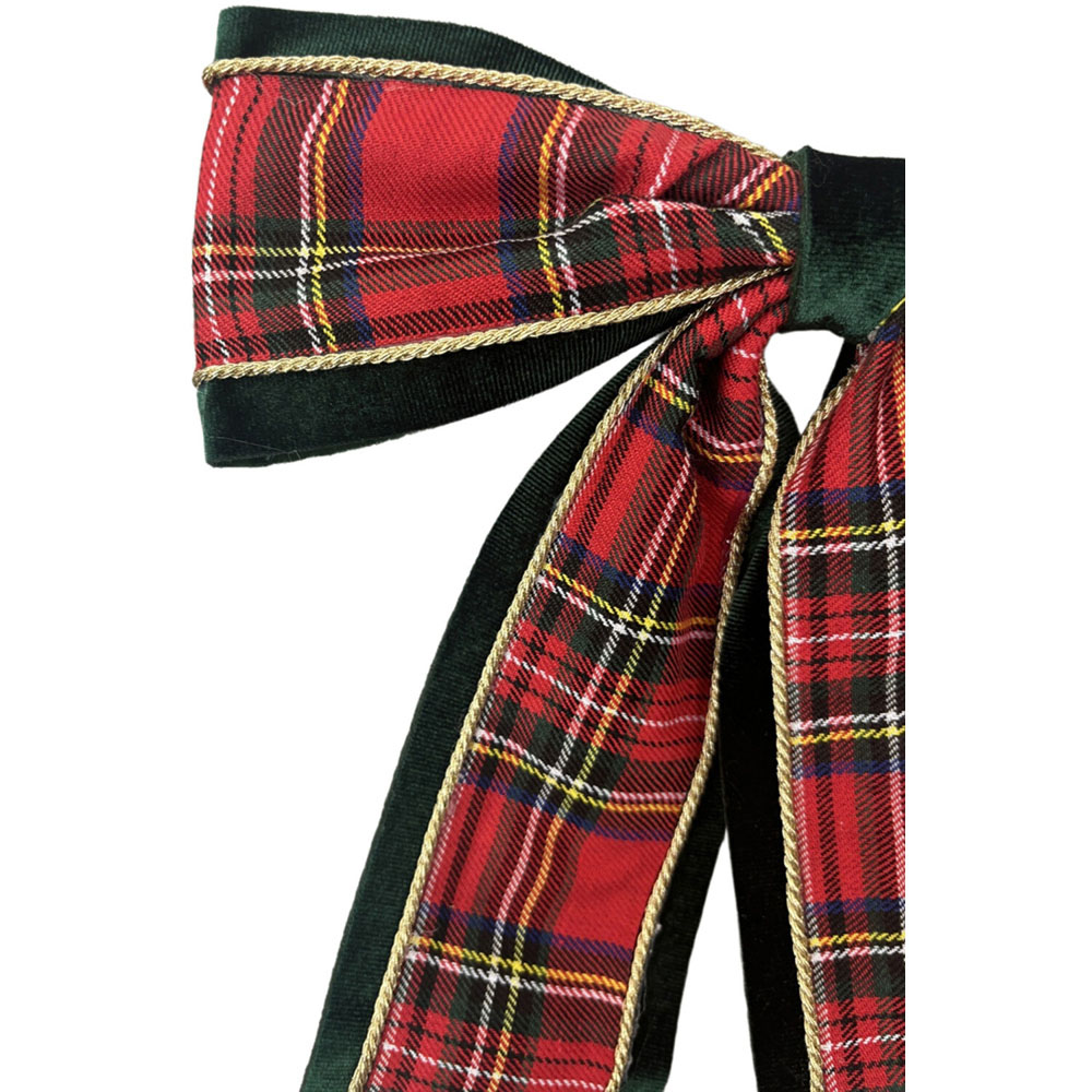 Heritage Tartan Bow Clip Image 3