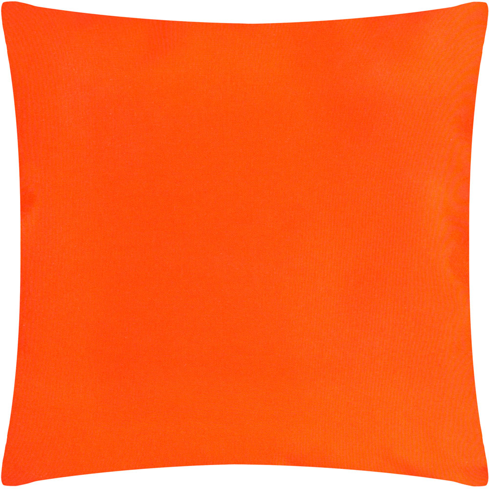 furn. Peachy Aqua Abstract Outdoor Reversible Cushion Image 4