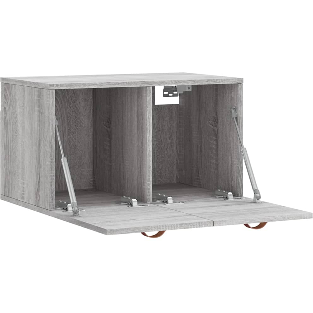 vidaXL 2 Door Grey Sonoma Oak Wall Cabinet Image 4