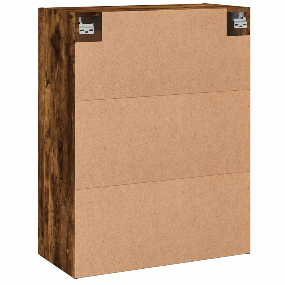 vidaXL 2 Door Smoked Oak Wall Mounted Cabinet Image 9