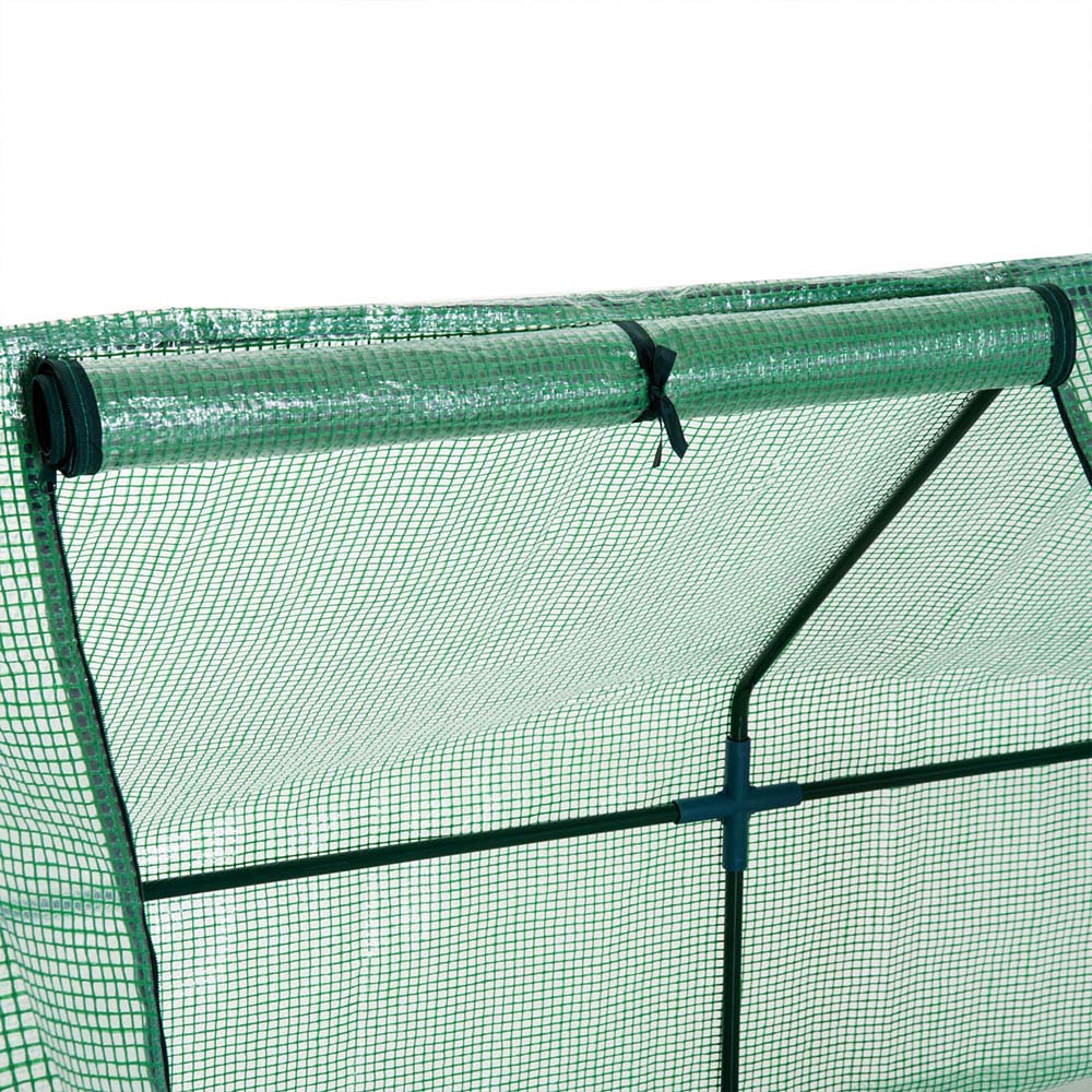 Outsunny Green PVC 3 x 8.9ft Polytunnel Greenhouse Image 4