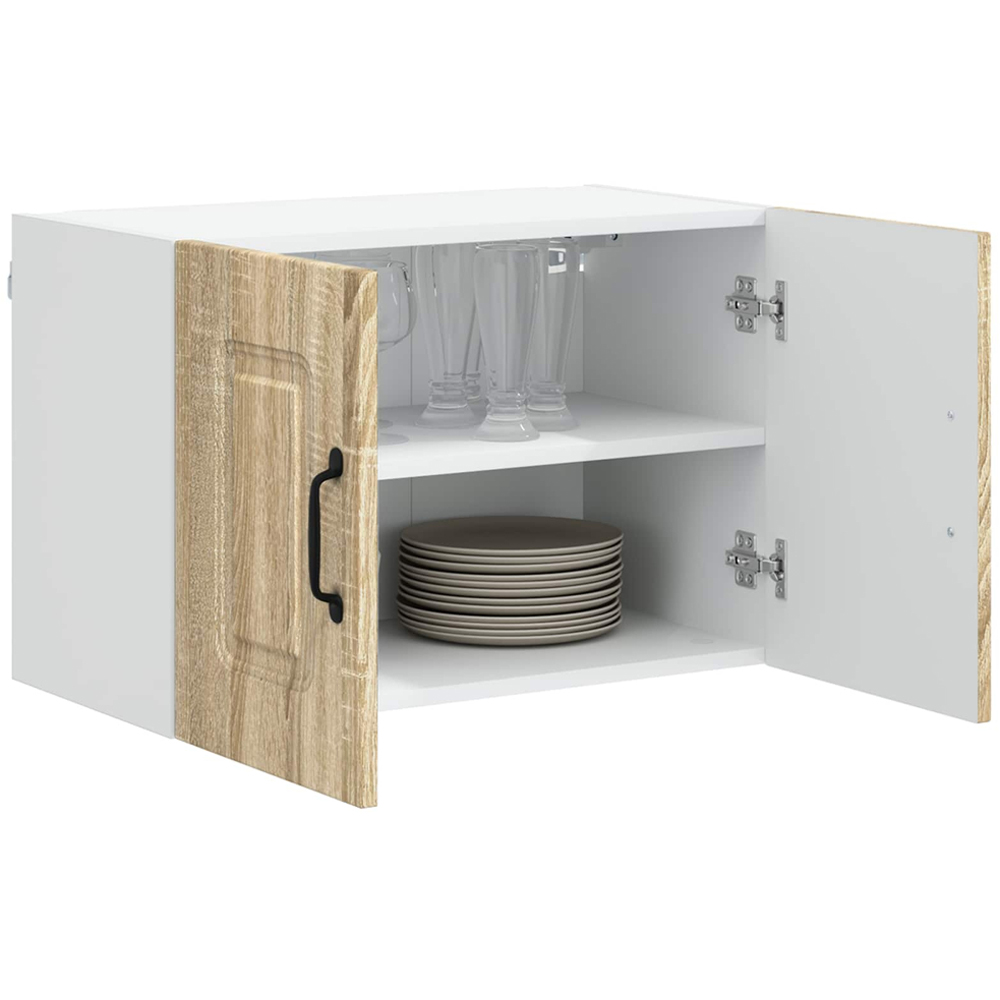 vidaXL Kalmar 2 Door Sonoma Oak Wall Mounted Kitchen Cabinet Image 3