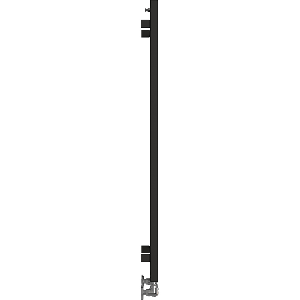 Terma Zig Zag Heban Black Heated Towel Rail 1070 x 500mm Image 4