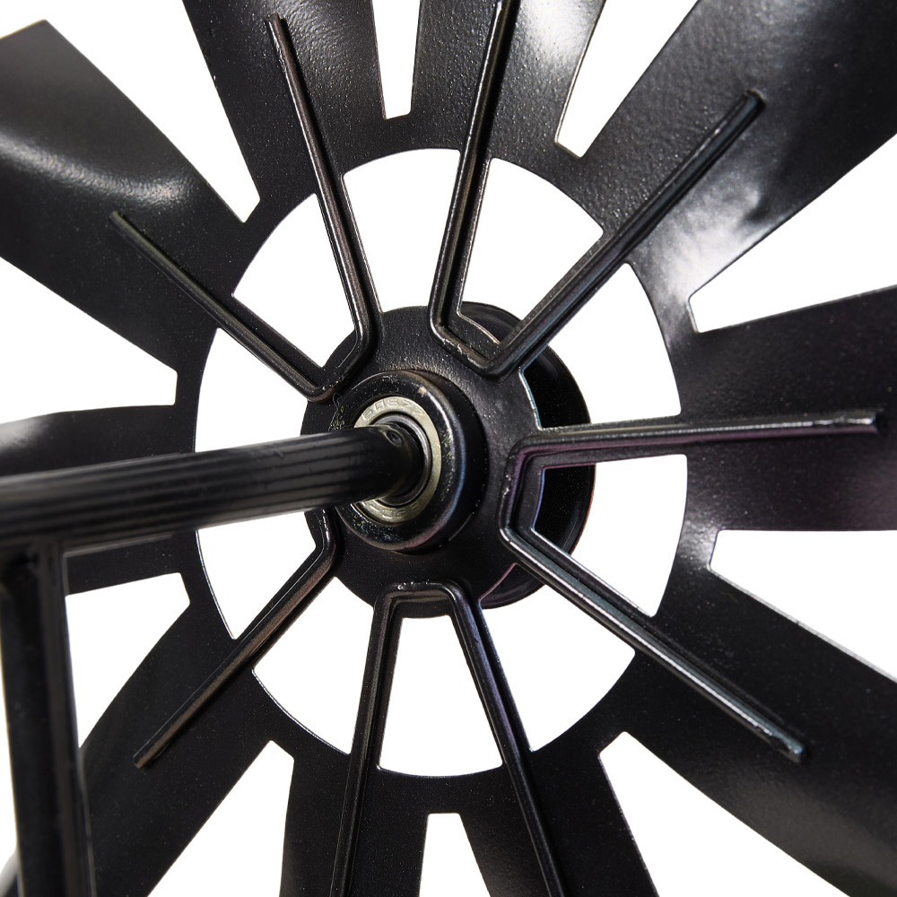 Living and Home 10 Blades Multicolour Metal Wind Spinner 75cm Image 6