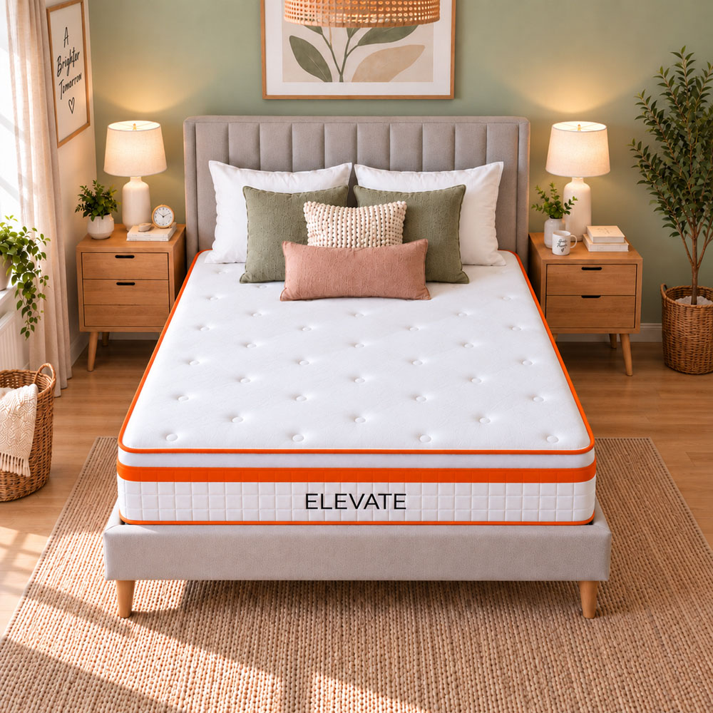 The Sleep People Double 1000 Pocket Spring and Memory Foam Mattress 10 inch Image 4