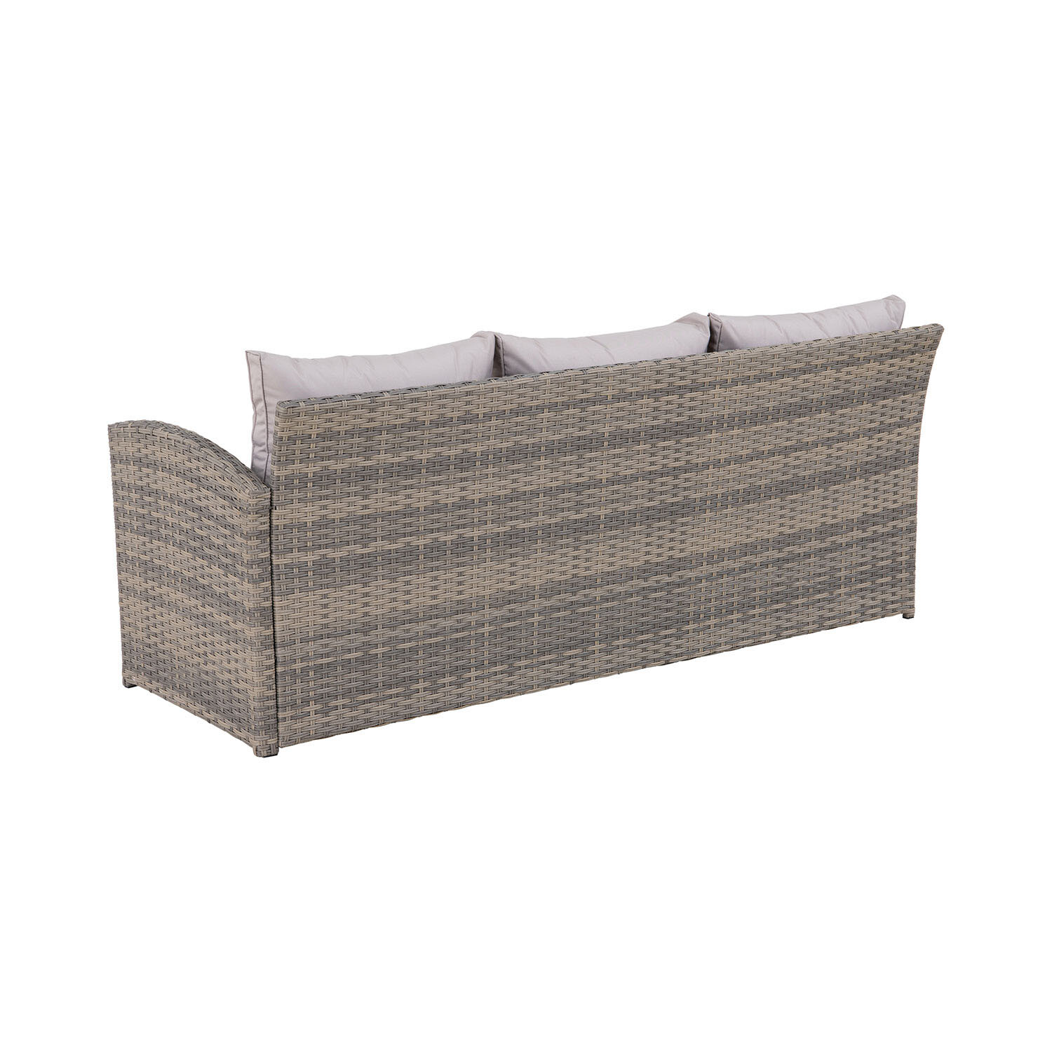 Matara 8 Seater Grey Outdoor Corner Conversation Set Image 8