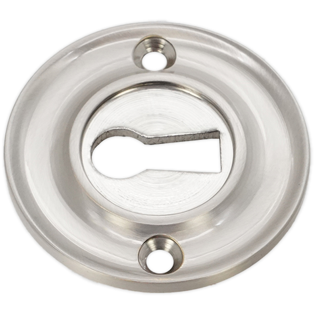 Spira Brass Slimline Standard Satin Nickel Escutcheon Image 3