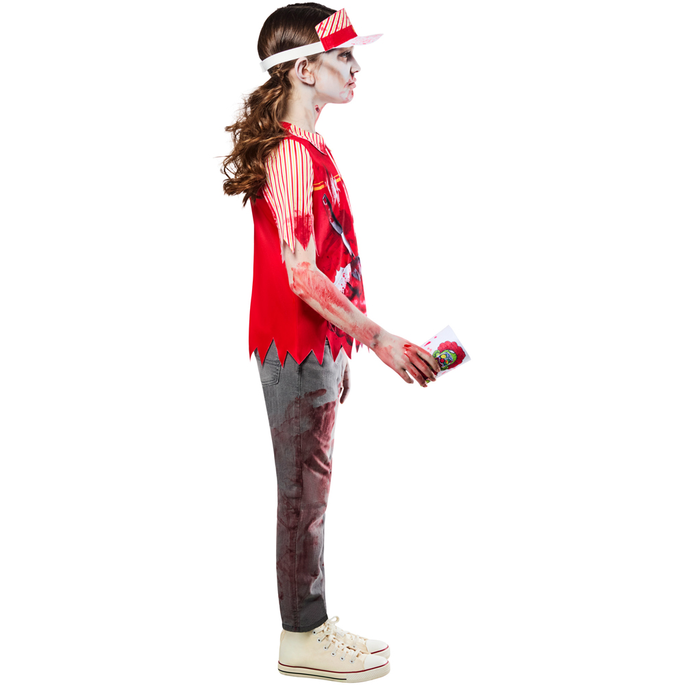 Rubies Zombie McBurger Worker Kids Halloween Costume 11 to 12 Years Image 3