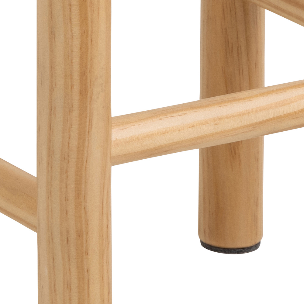 Florence Alvin Off White Weaved Stool Image 6