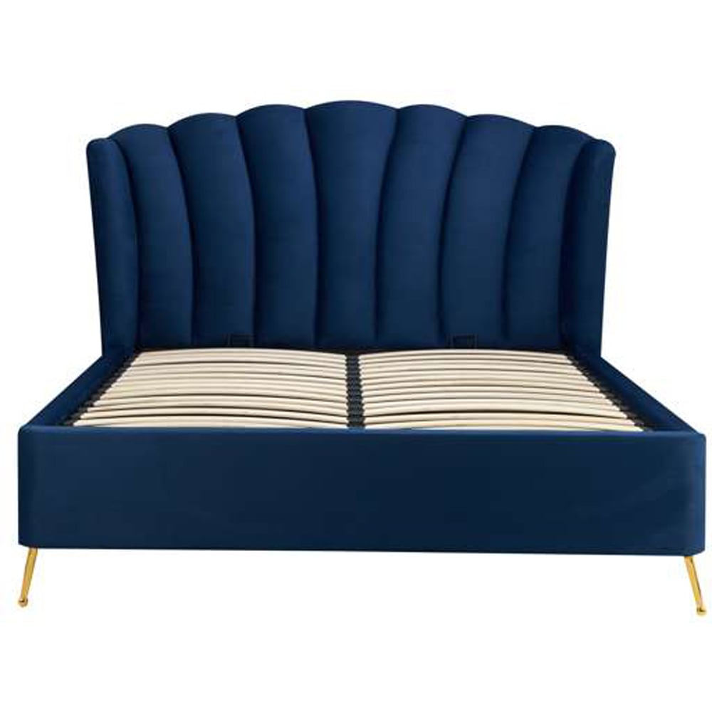 Birlea Lottie Double Midnight Blue Ottoman Bed Image 5