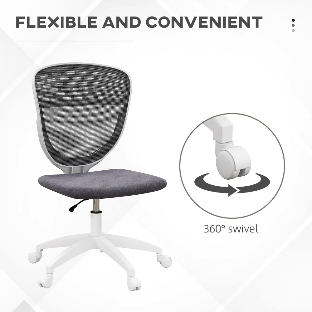 Portland Grey Mesh Office Chair Image 4