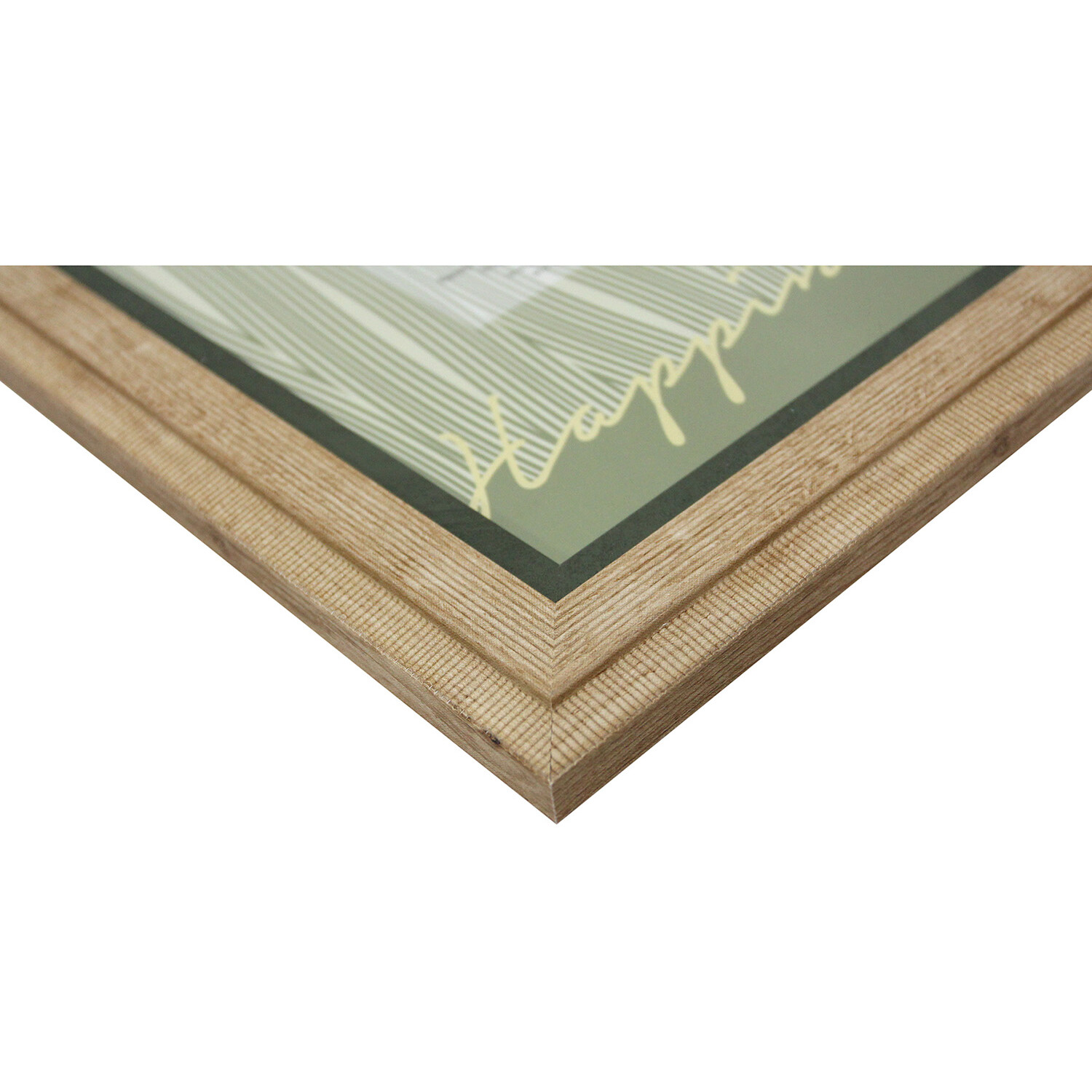 Hertford Green Accent Frame - Natural / A4 Image 3