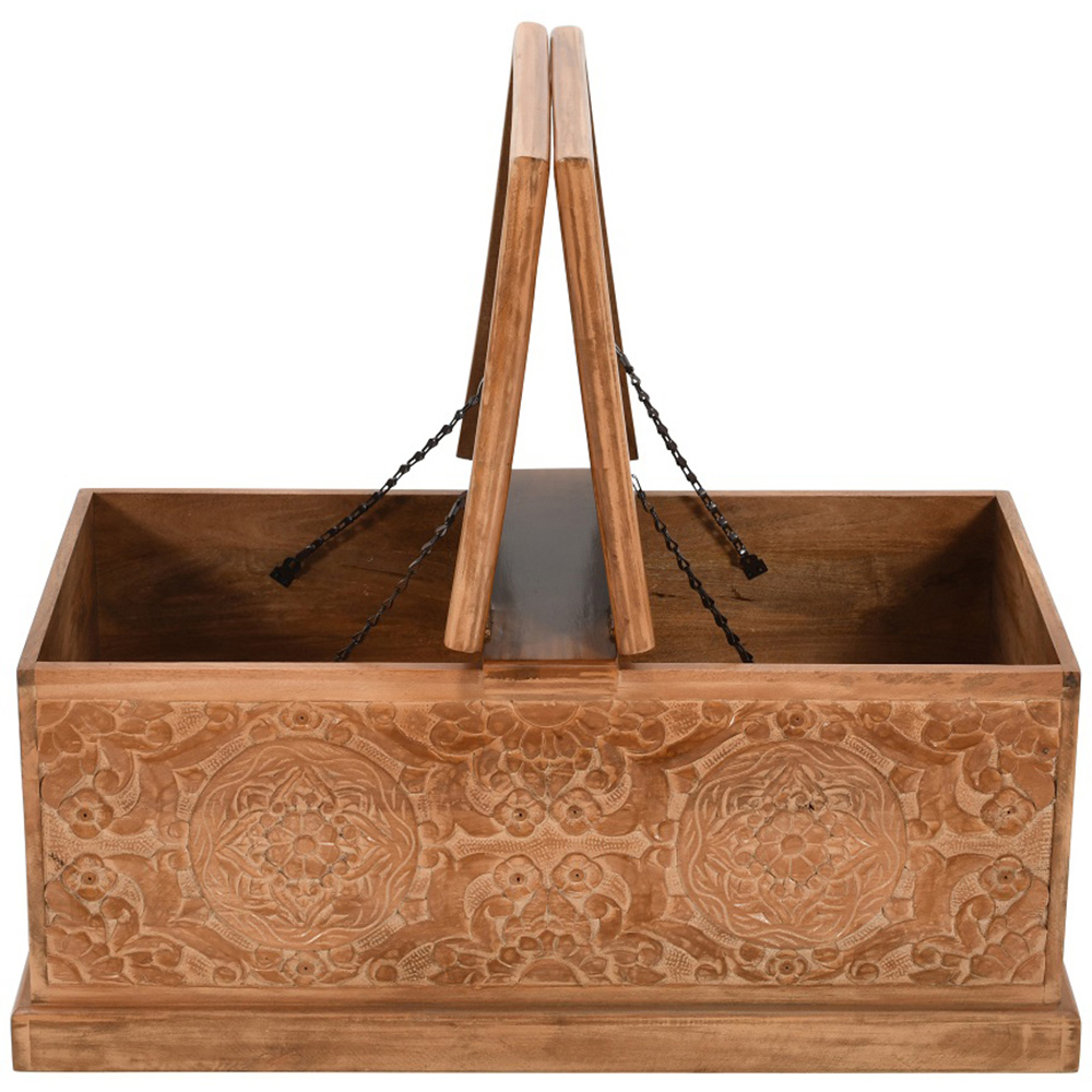 Brooklyn Adair Mango Wood Coffee Table and Storage Box Image 5