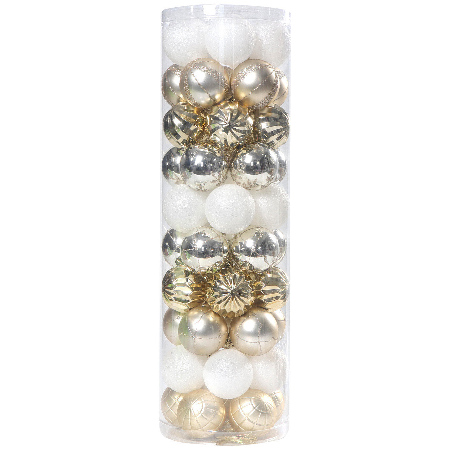 Pack of 50 Chic Noir Baubles - Gold Image