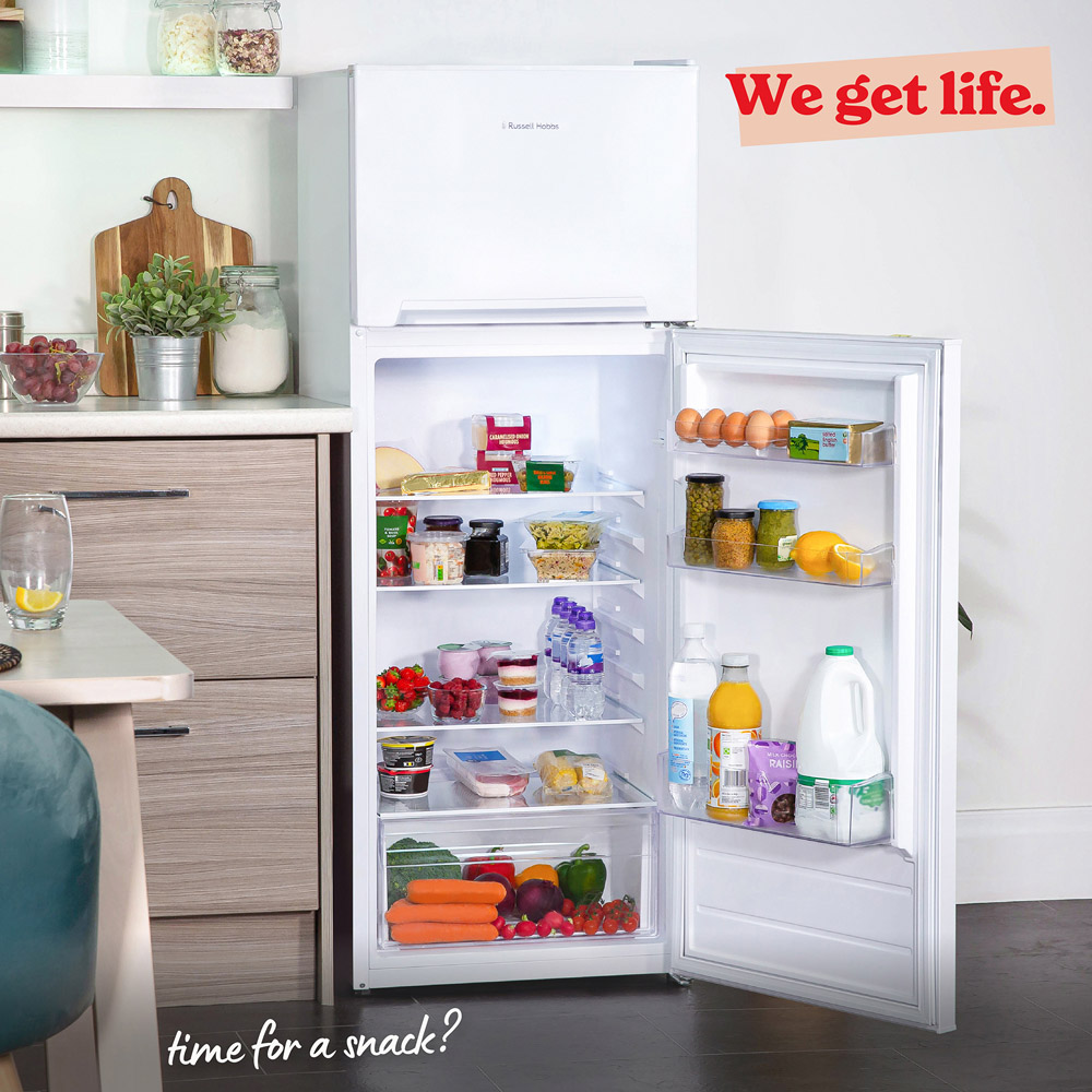 Russell Hobbs RH144TMFF541E1W White 171L Freestanding Fridge Freezer Image 7