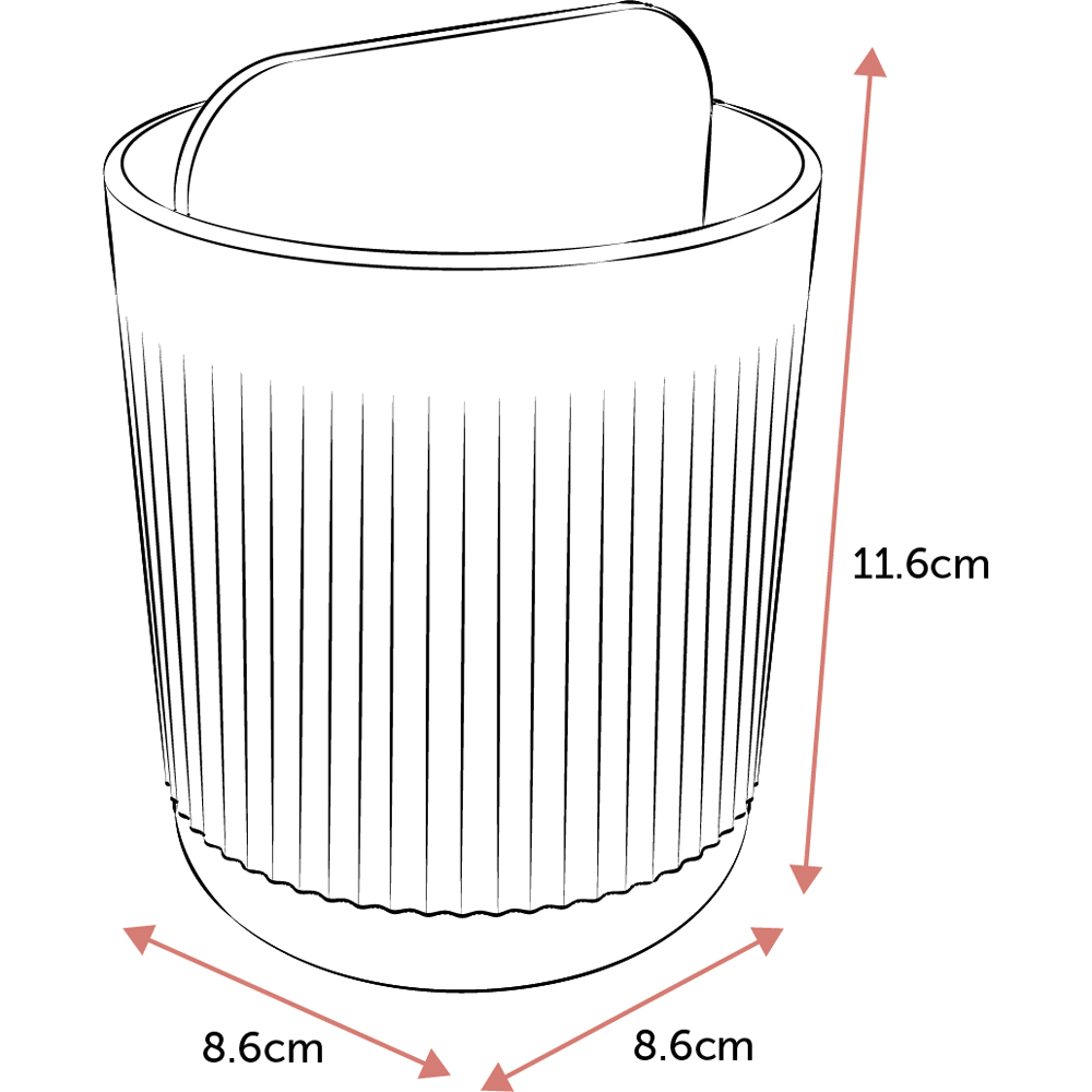 ReBorn Dark Grey Recycled Plastic Toothbrush Holder Image 9
