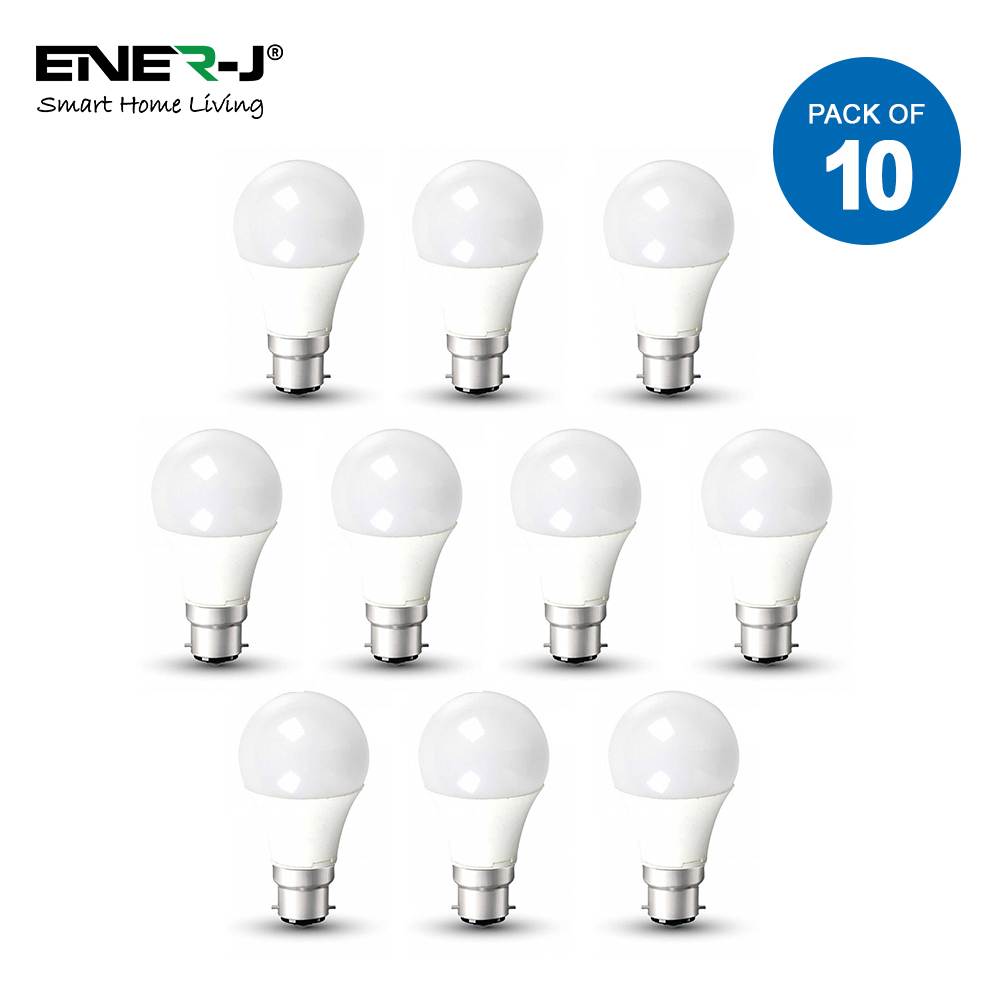 Ener-J 10W GLS A60 and B22 3000K LED Bulb 10 Pack Image 5