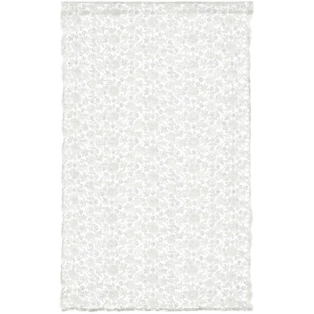 Living and Home Floral Lace Curtains 125 x 180cm Image 2