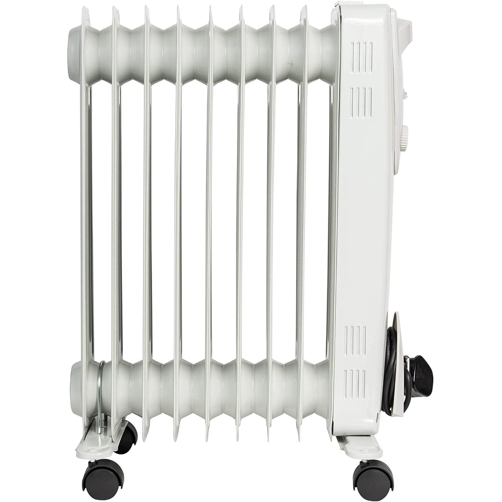 Mylek White Oil Filled Heater with Adjustable Thermostat 2000W Image 4