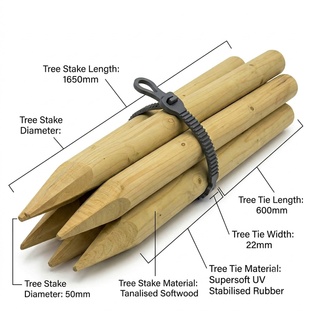 Garden Gear Standard Tree Planting Kit 10 Pack Image 2