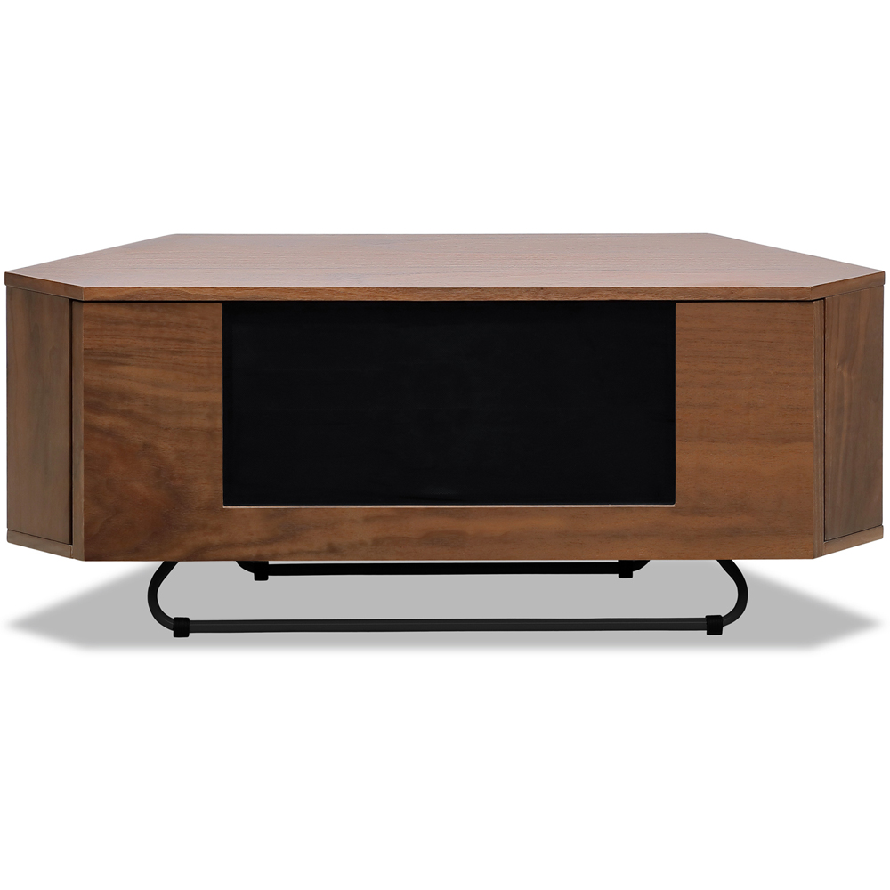 Centurion Supports Hampshire Single Door 4 Shelf Walnut TV Cabinet Image 2