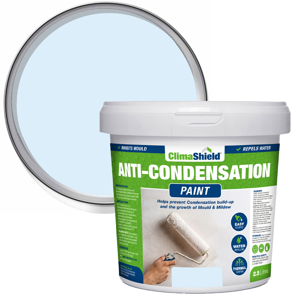 SmartSeal Frosted Blue Anti-Condensation Paint 2.5L Image 1