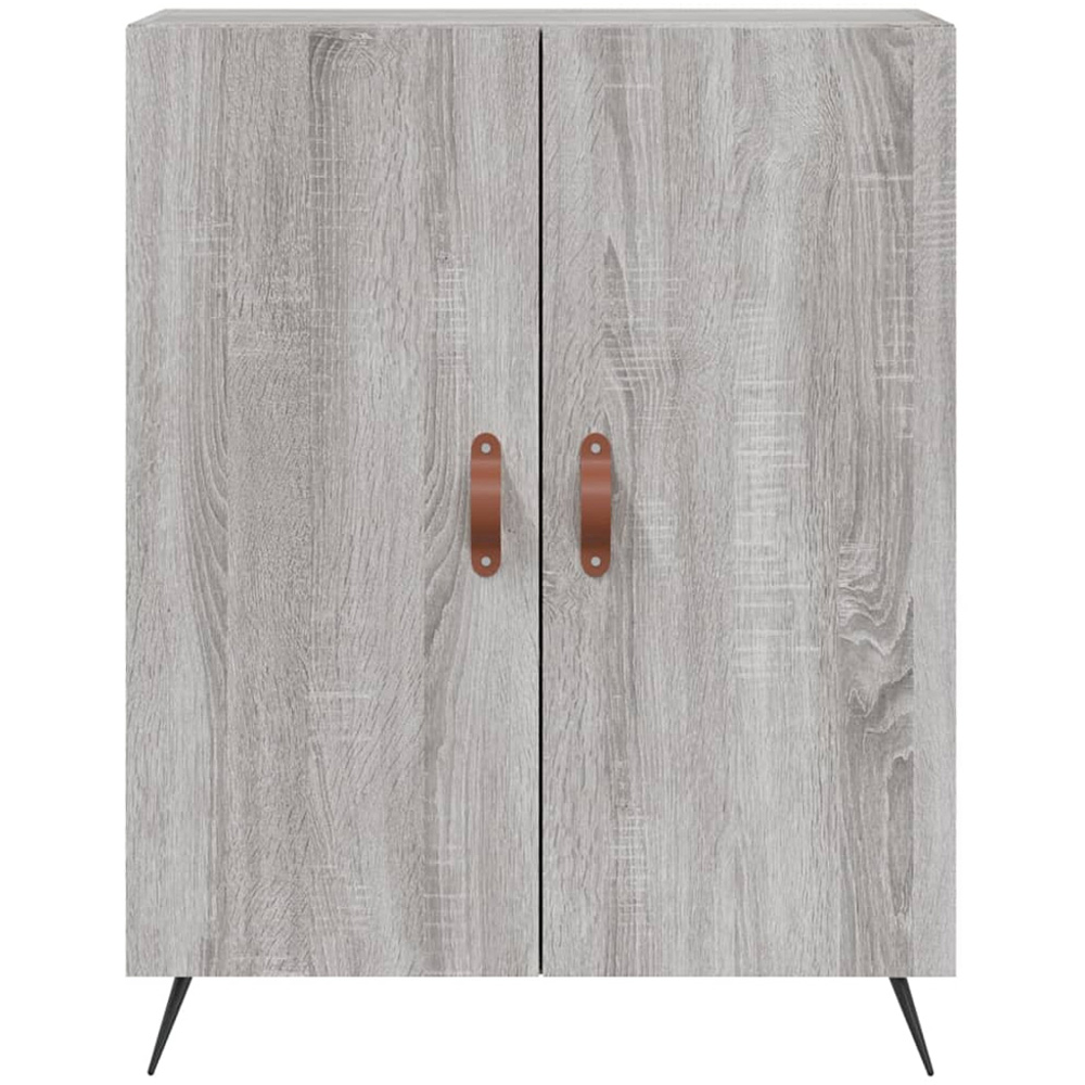 vidaXL 4 Door Grey Sonoma Highboard Image 8