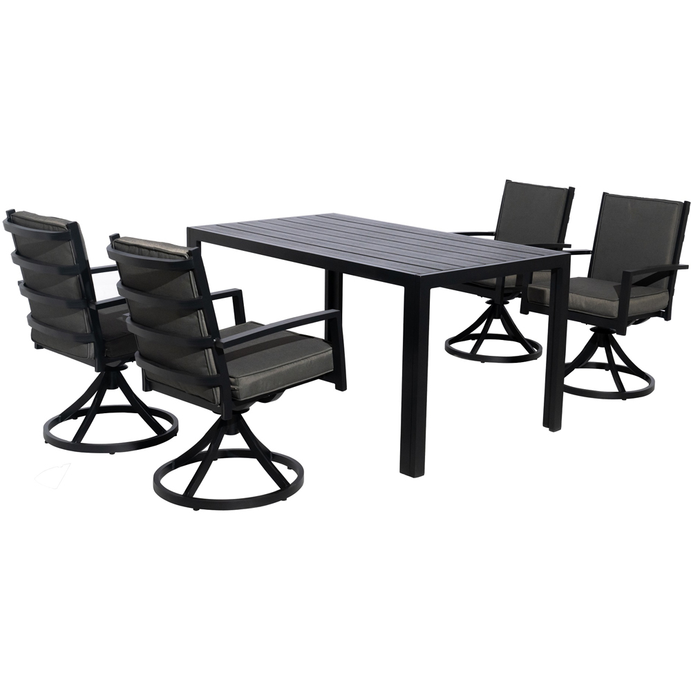 Furniture One 4 Seater Aluminium Garden Dining Set Image 2