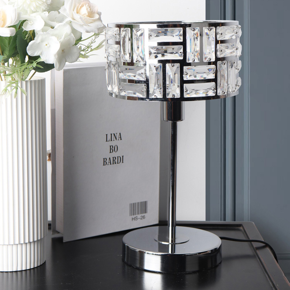 Tillie Table Lamp Chrome Image 2