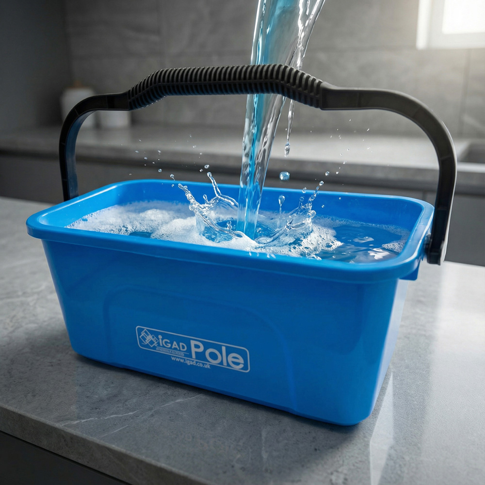 IGAD Pole Window Cleaning Squeegee Bucket 12L Image 2
