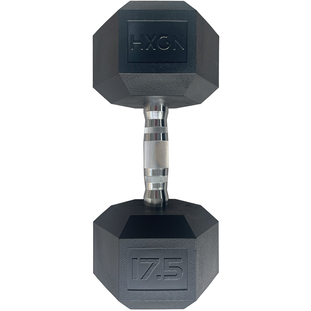 HXGN Pro Hexagonal Dumbbell 17.5kg 2 Pack Image 6
