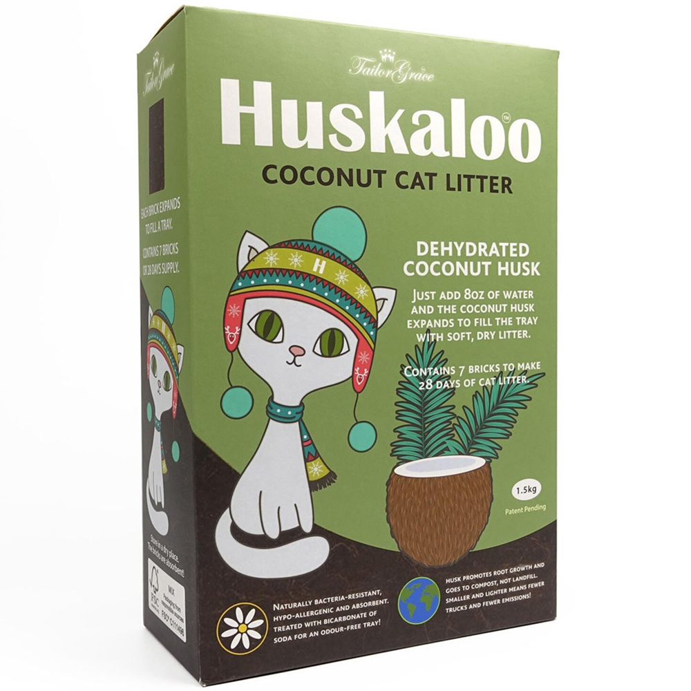 Huskaloo Coconut Cat Litter 1.5kg Image 2