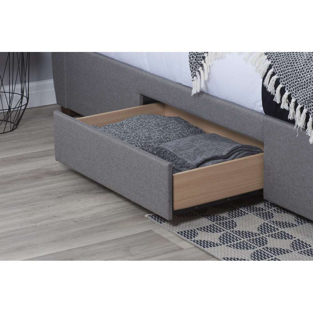Lancaster King Size Grey Bed Image 6