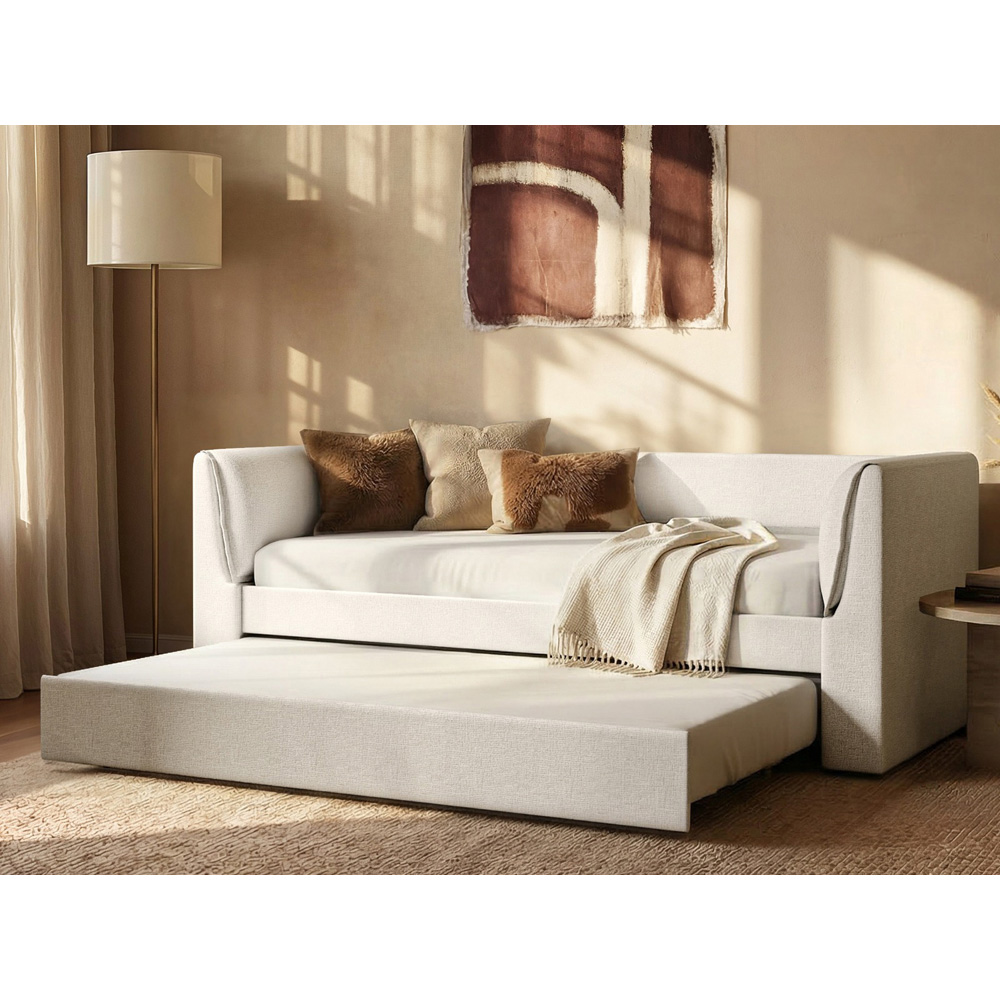 Flair Max Cream Day Bed with Trundle Image 5