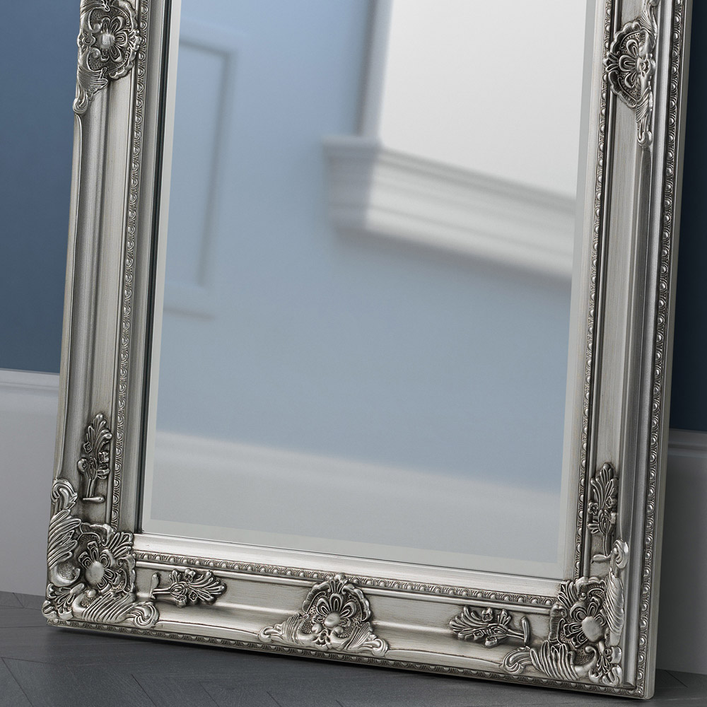 Julian Bowen Palais Pewter Lean To Dress Mirror Image 6