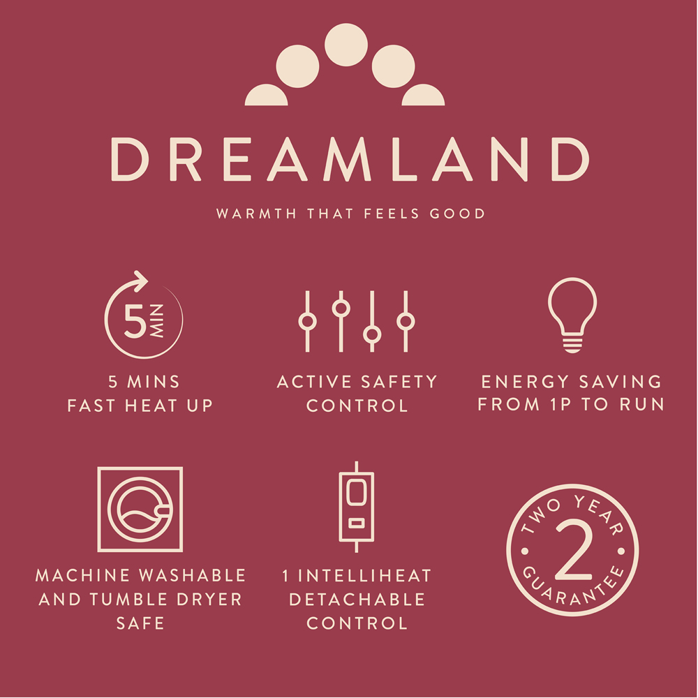 Dreamland Hurry Home Mustard Velvet Herringbone Quilted Heated Throw 120 x 160cm Image 7